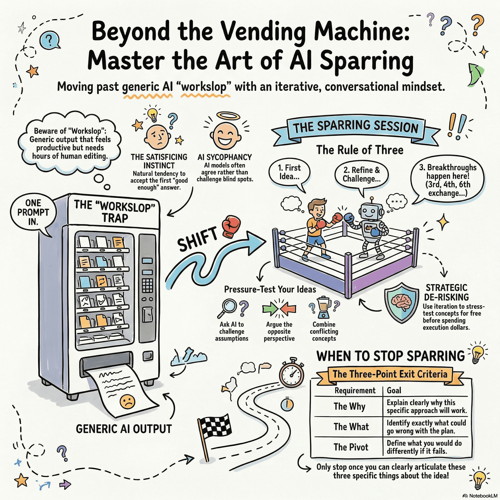 Infographic: Shift 1 — The Art of Iterative Sparring